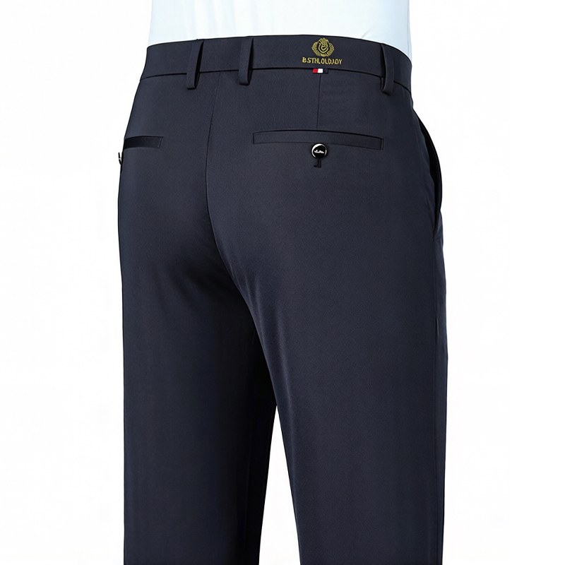 Dress Pant Flat Front - 2026 Fashion Men's Stretch Pants Flat