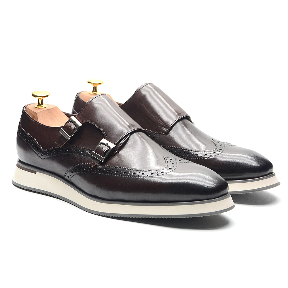 Men Formal Wear Shoes - European Luxury Mens Sneakers Genuine Leather