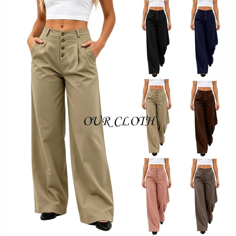 Dress Pant Flat Front - Quần váy ống rộng dành cho