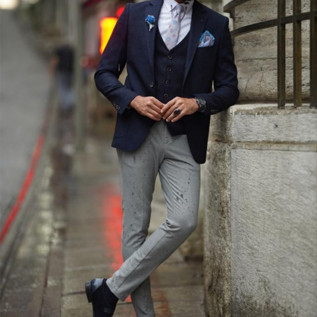Elegant Men's Suits Navy Blue  - đánh giá và giá Men'S Formal Wear Not Suit