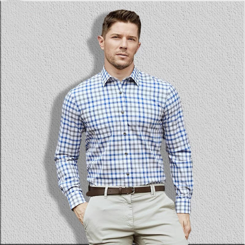 Men's long sleeve shirt pure c - đánh giá và giá Men Formal Wear Summer