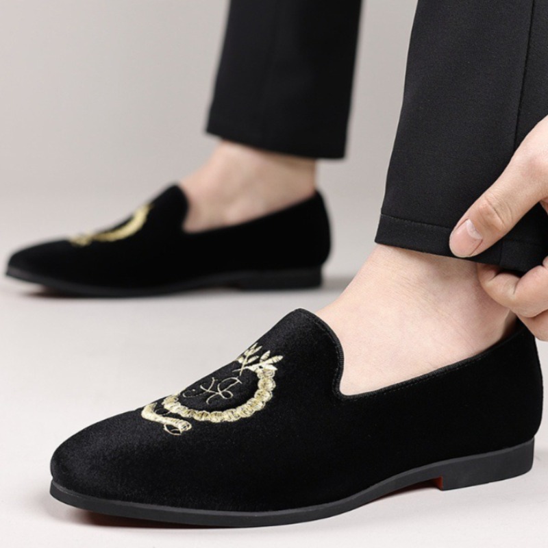 Luxury Designer Loafers Suede  - đánh giá và giá Men Formal Wear Shoes