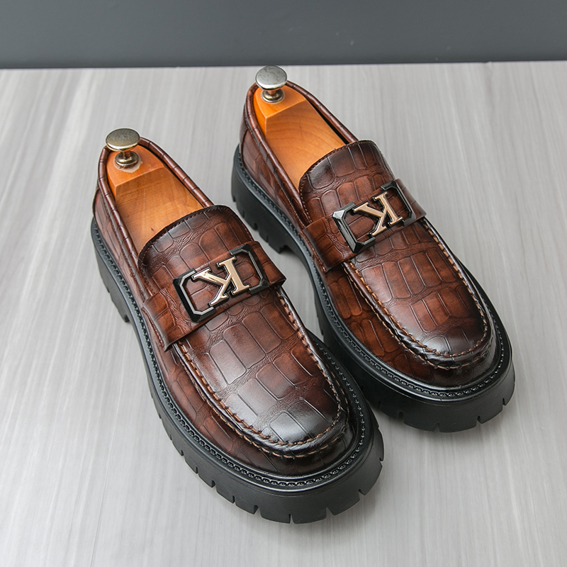 New Platform Men Shoes Slip on - đánh giá và giá Men Formal Wear Shoes