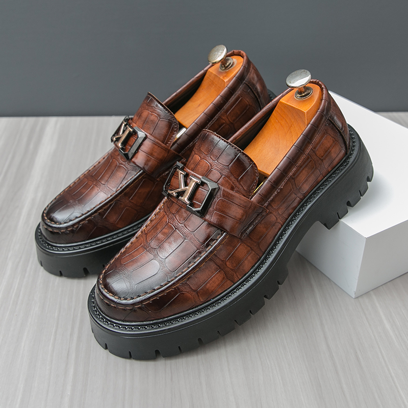 New Platform Men Shoes Slip on - đánh giá và giá Men Formal Wear Shoes