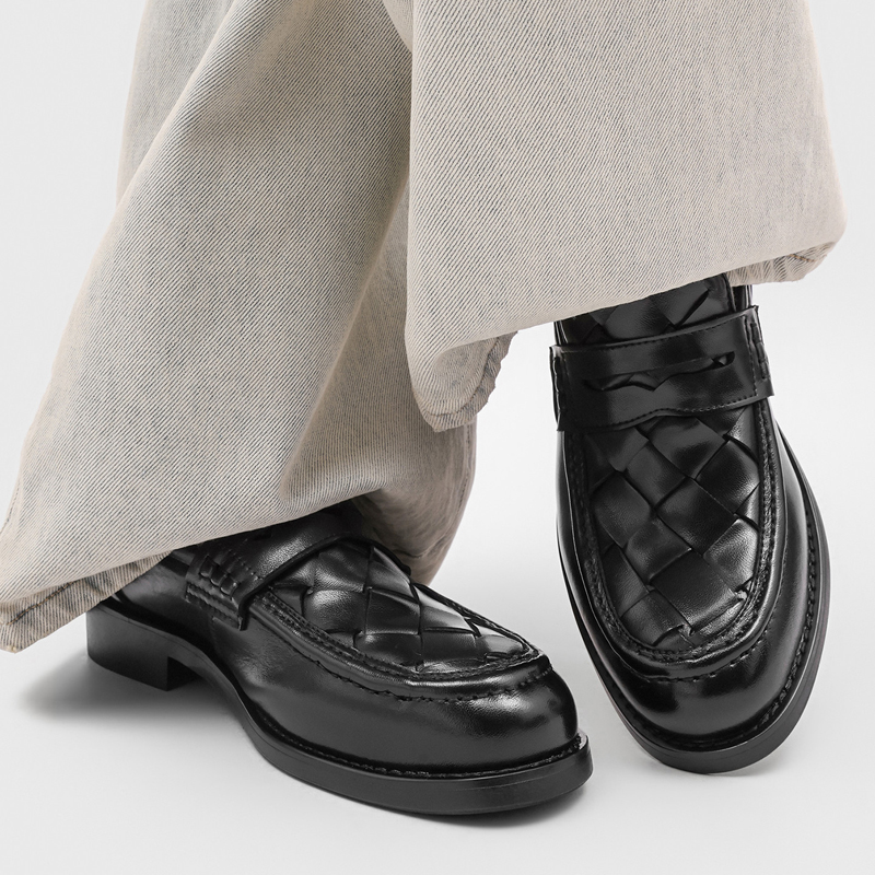 Men handmade woven penny loafe - đánh giá và giá Men Formal Wear Summer