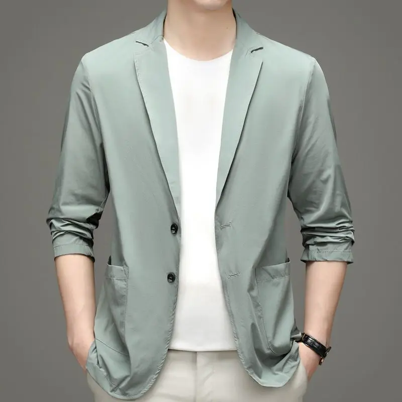 New Summer Men Thin Blazers Bu - đánh giá và giá Men Formal Wear Summer