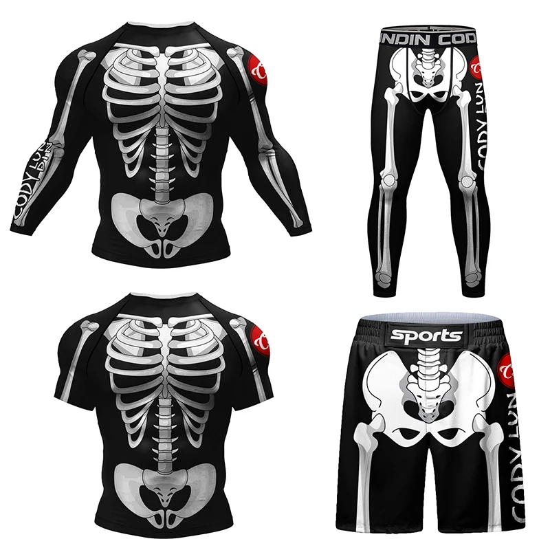 New Skull Rashguard Jiu Jitsu  - đánh giá và giá Men'S Used Formal Wear