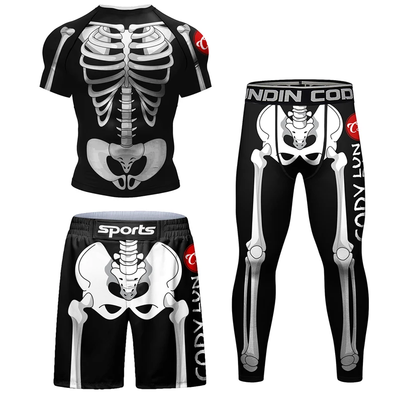 New Skull Rashguard Jiu Jitsu  - đánh giá và giá Men'S Used Formal Wear