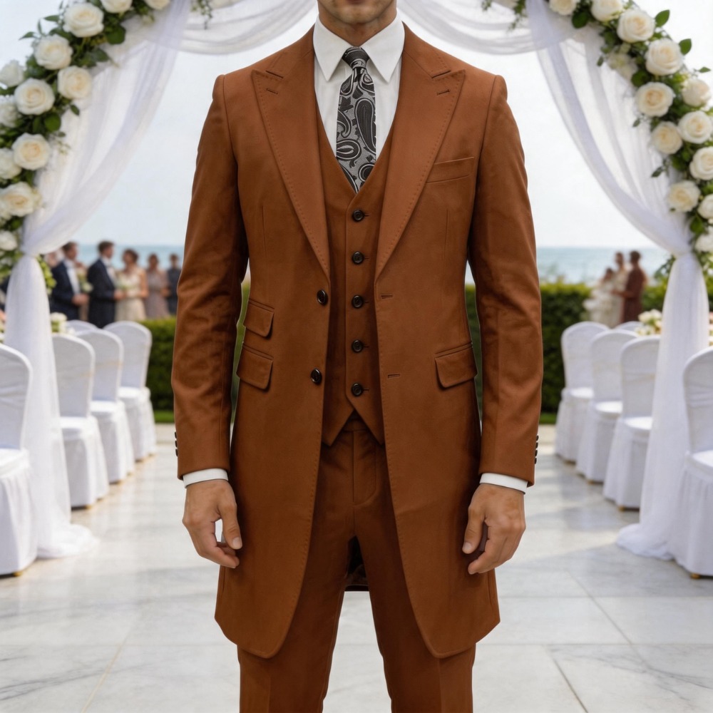 Slim Fit 3 Pieces Formal Men S - đánh giá và giá Men Formal Wear Summer
