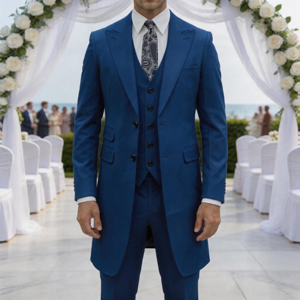 Slim Fit 3 Pieces Formal Men S - đánh giá và giá Men Formal Wear Summer