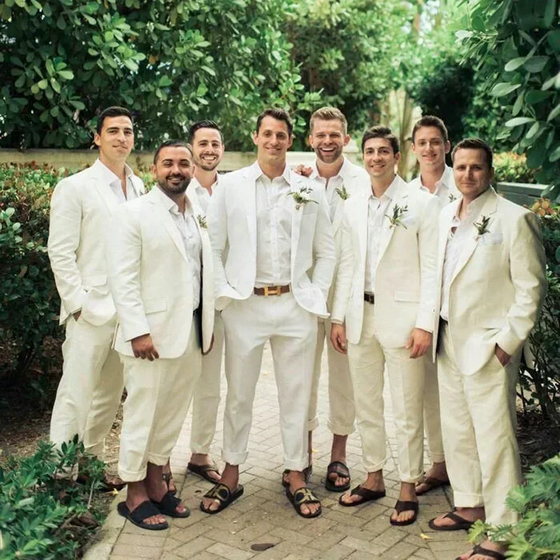 Linen Wedding Tuxedo For Men S - đánh giá và giá Men Formal Wear Summer