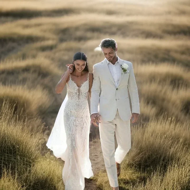Linen Wedding Tuxedo For Men S - đánh giá và giá Men Formal Wear Summer