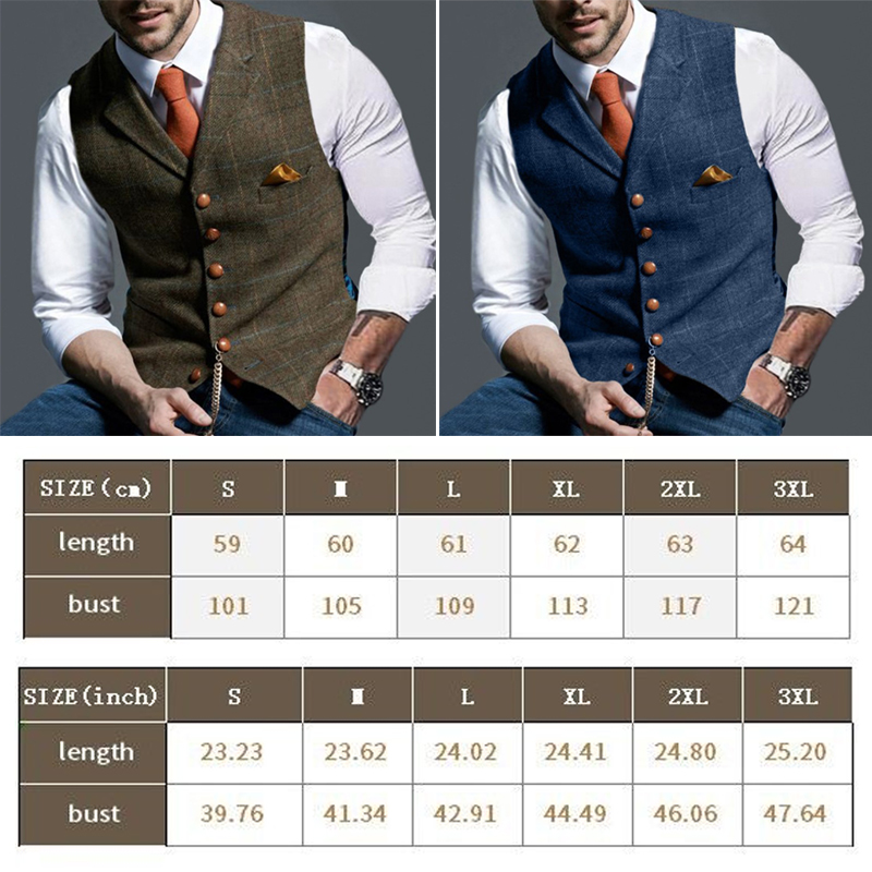 Fashion Men's Vests Lapel Twee - đánh giá và giá Men'S Used Formal Wear