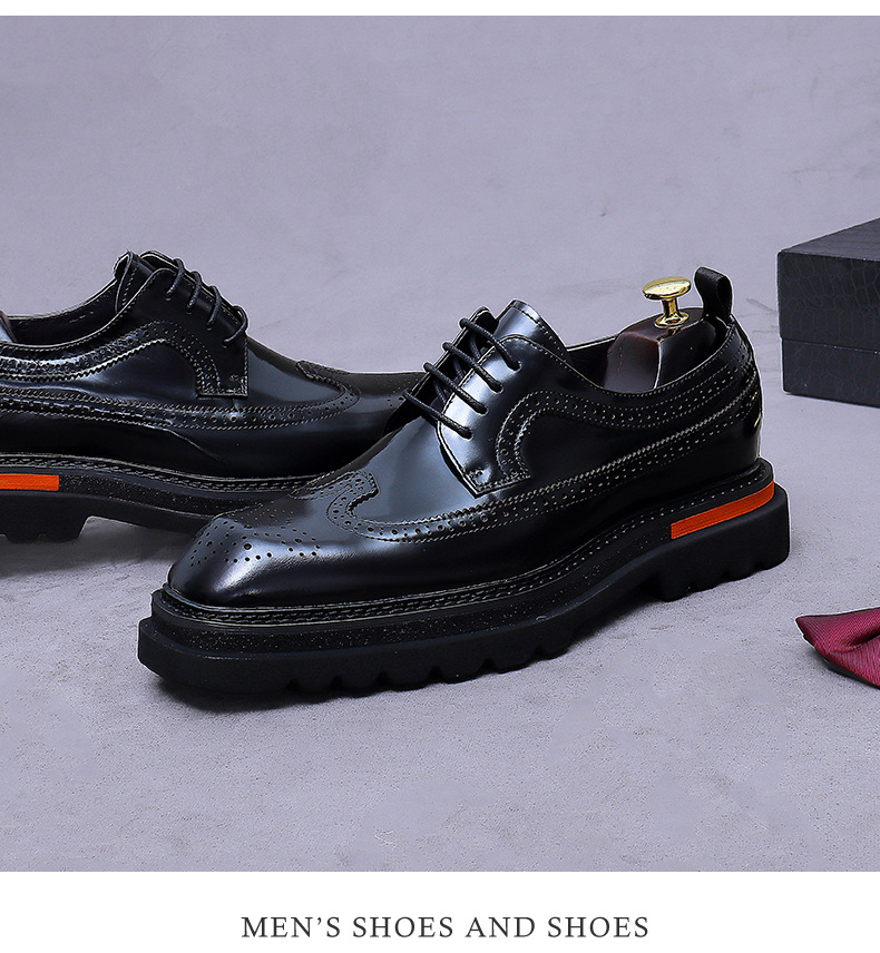 Men's Brogue Platform Oxford S - đánh giá và giá Men Formal Wear Shoes