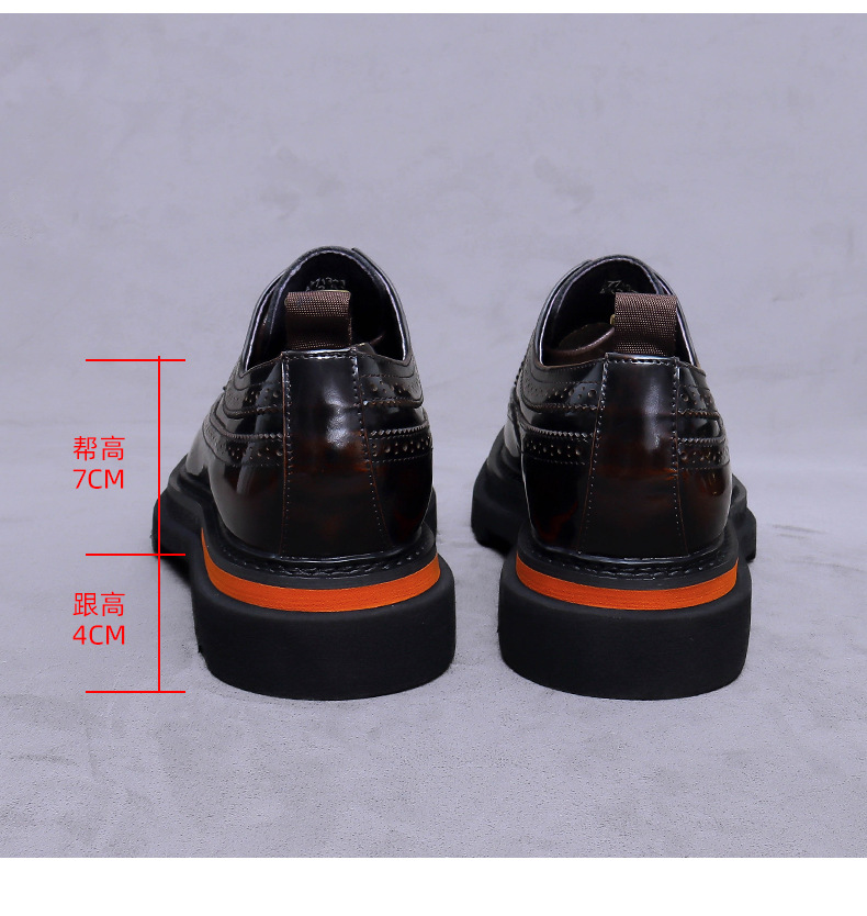 Men's Brogue Platform Oxford S - đánh giá và giá Men Formal Wear Shoes