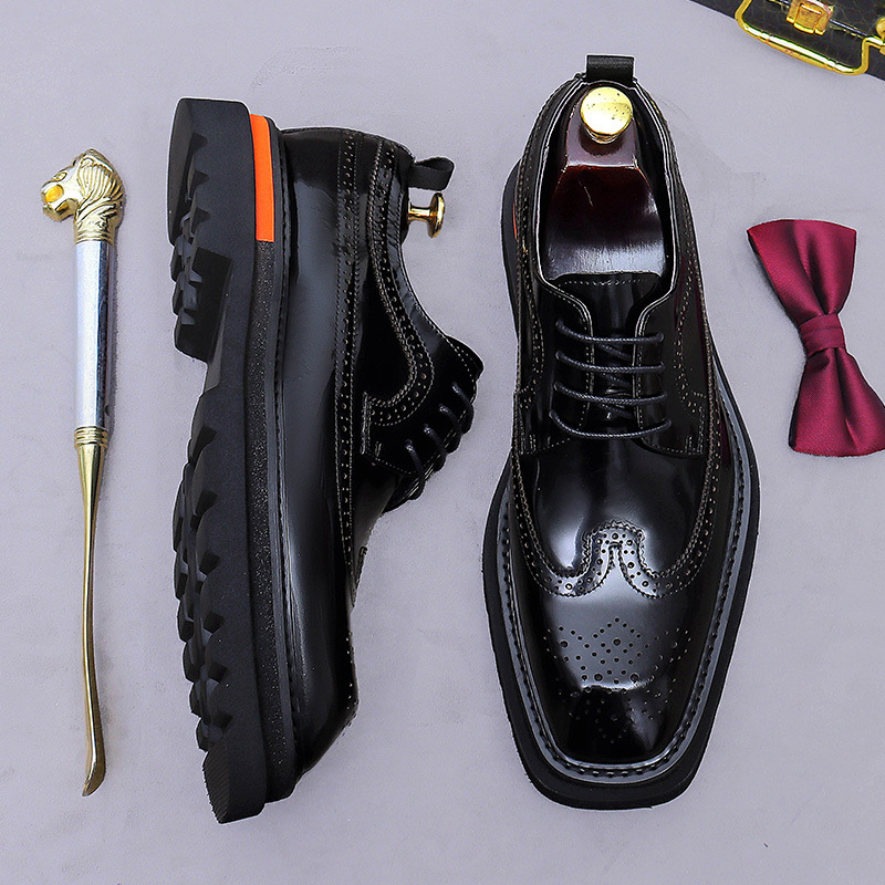Men's Brogue Platform Oxford S - đánh giá và giá Men Formal Wear Shoes