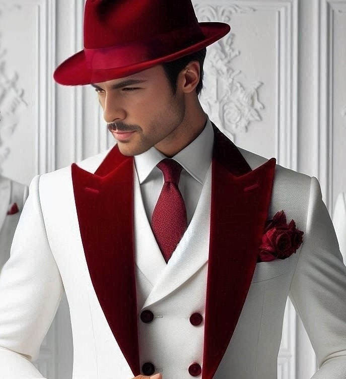 Formal Man Tuxedos Velvet 3 Pc - đánh giá và giá Men'S Formal Wear For Graduation