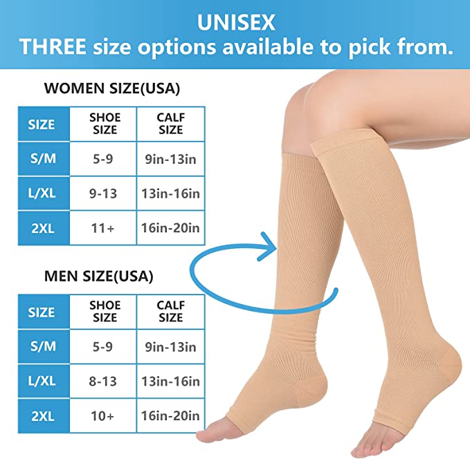 Open Toe Knee High Calf Compre - đánh giá và giá Men'S Formal Wear For Graduation