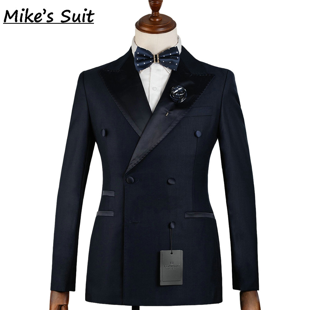 Dark Navy Formal Groom Suits 3 - đánh giá và giá Men'S Formal Wear No Suit
