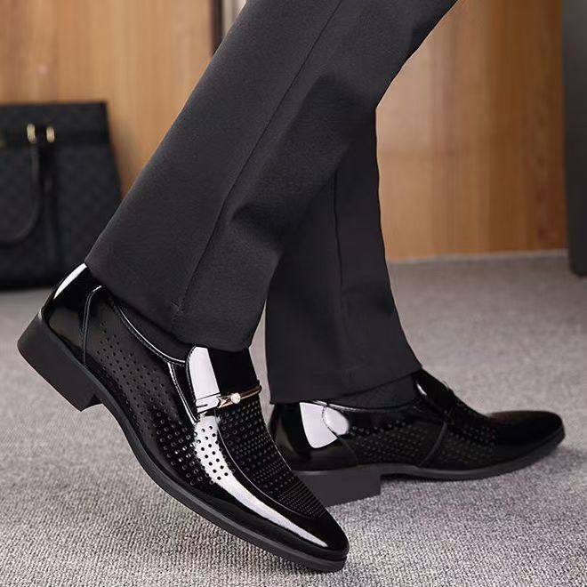 Summer New Leather Shoes Men's - đánh giá và giá Formal Men Office Wear Sandals