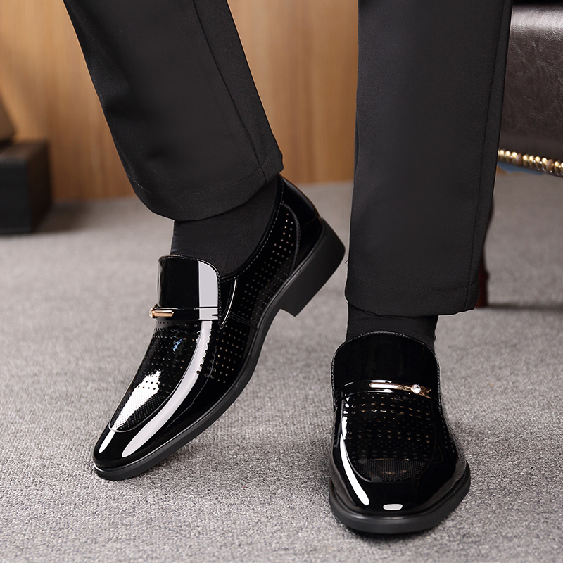 Summer New Leather Shoes Men's - đánh giá và giá Formal Men Office Wear Sandals