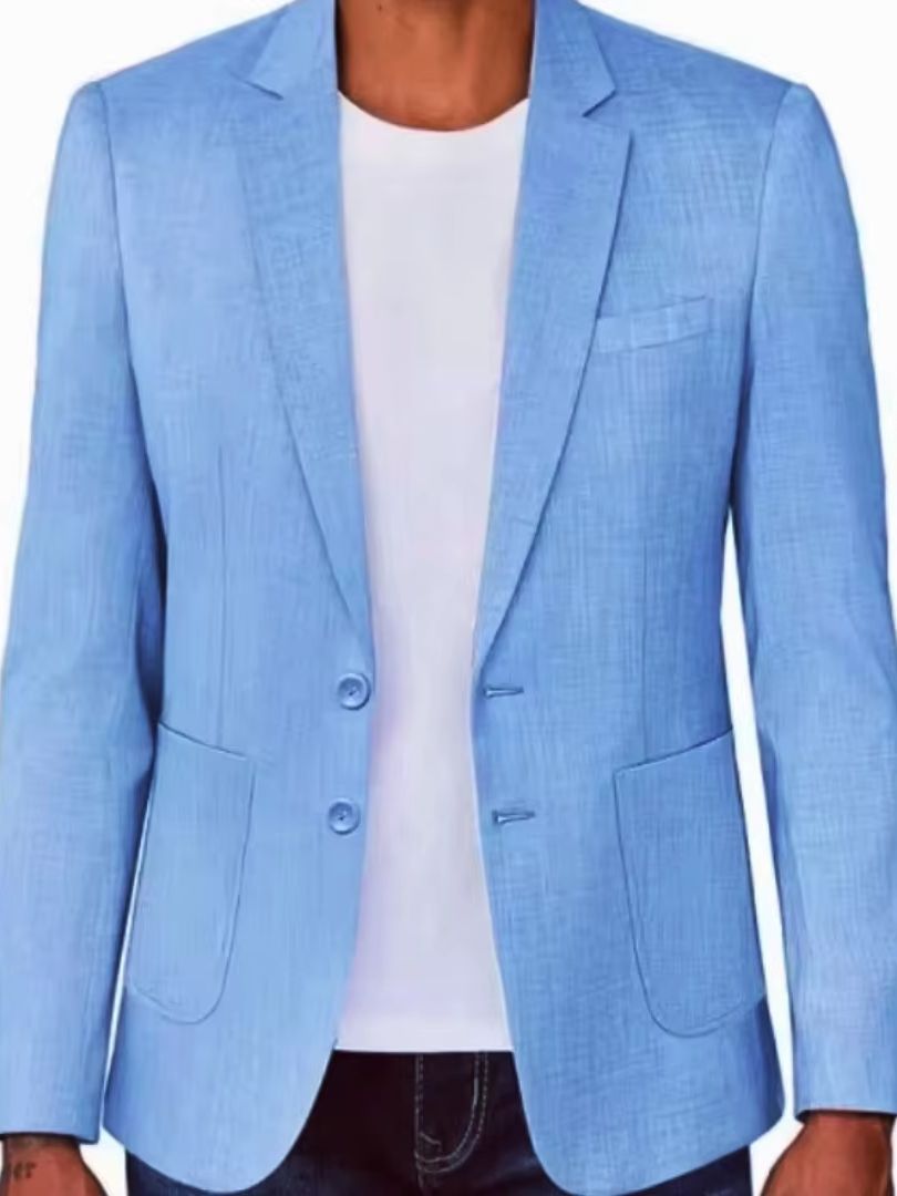 Slim Fit Men's Beige/Blue Line - đánh giá và giá Men Formal Wear Summer
