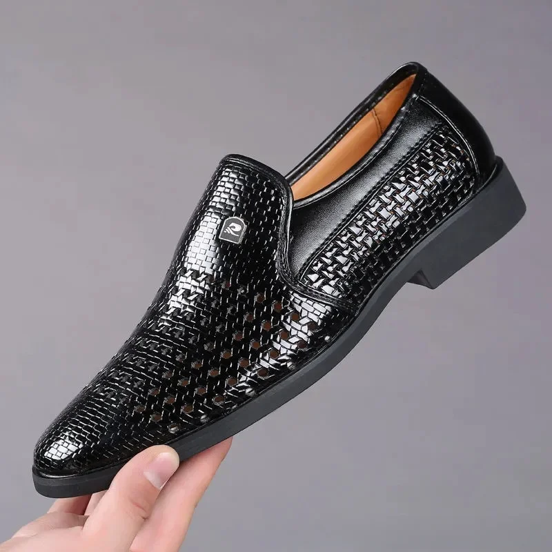 Summer New Leather Shoes Men's - đánh giá và giá Formal Men Office Wear Sandals