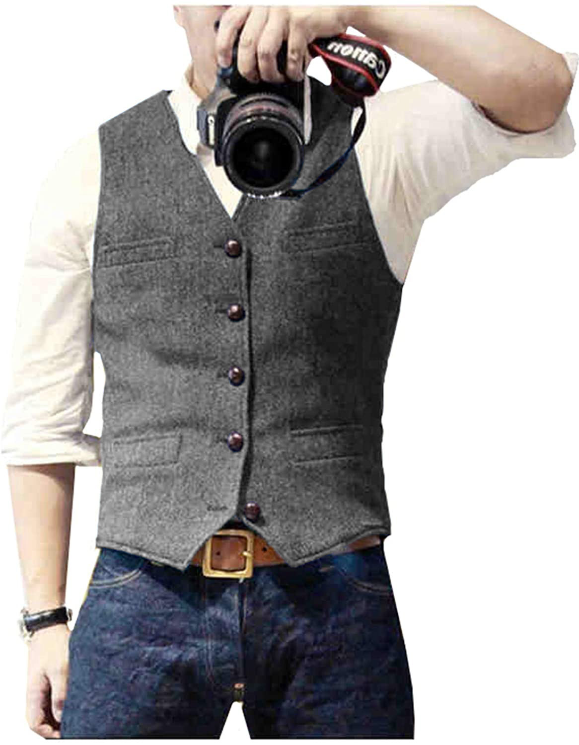 Men's Suit Vest V Neck Wool He - đánh giá và giá Men'S Used Formal Wear