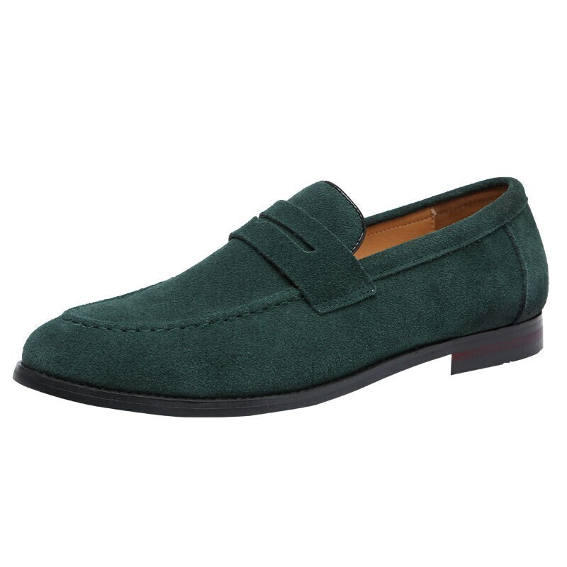Men's Casual Shoes Suede Genui - đánh giá và giá Men Formal Wear Shoes