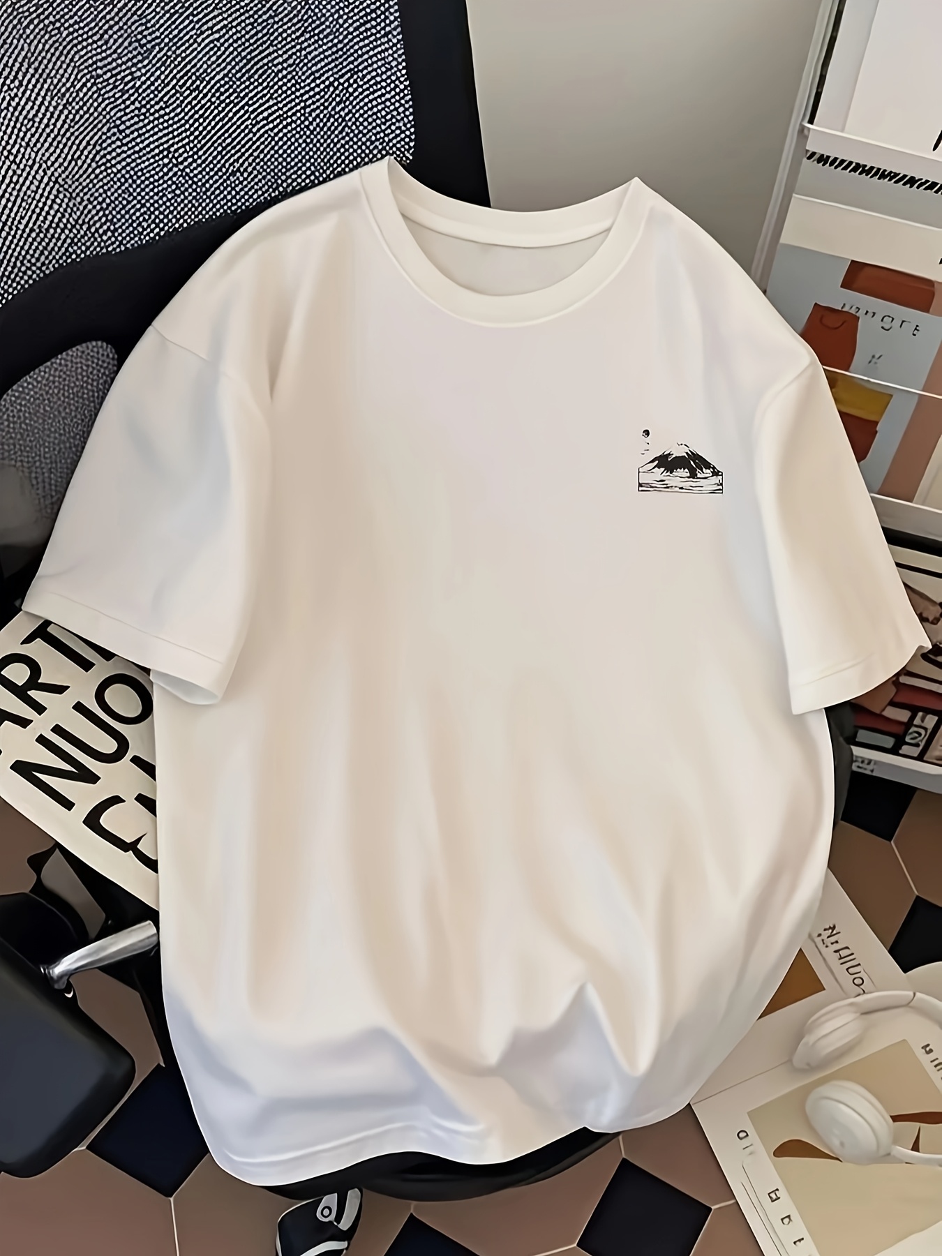 Men's Japan Mt. Fuji T-Shirt - - đánh giá và giá Men Formal Wear All Black