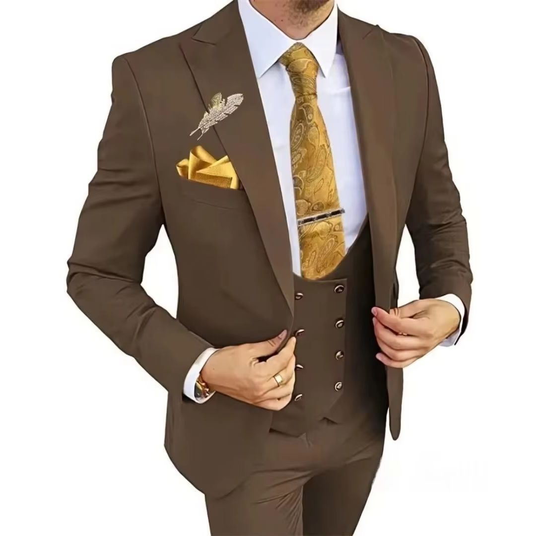 3 Piece Slim Fit Men's Suits D - đánh giá và giá Men'S Formal Wear Not Suit