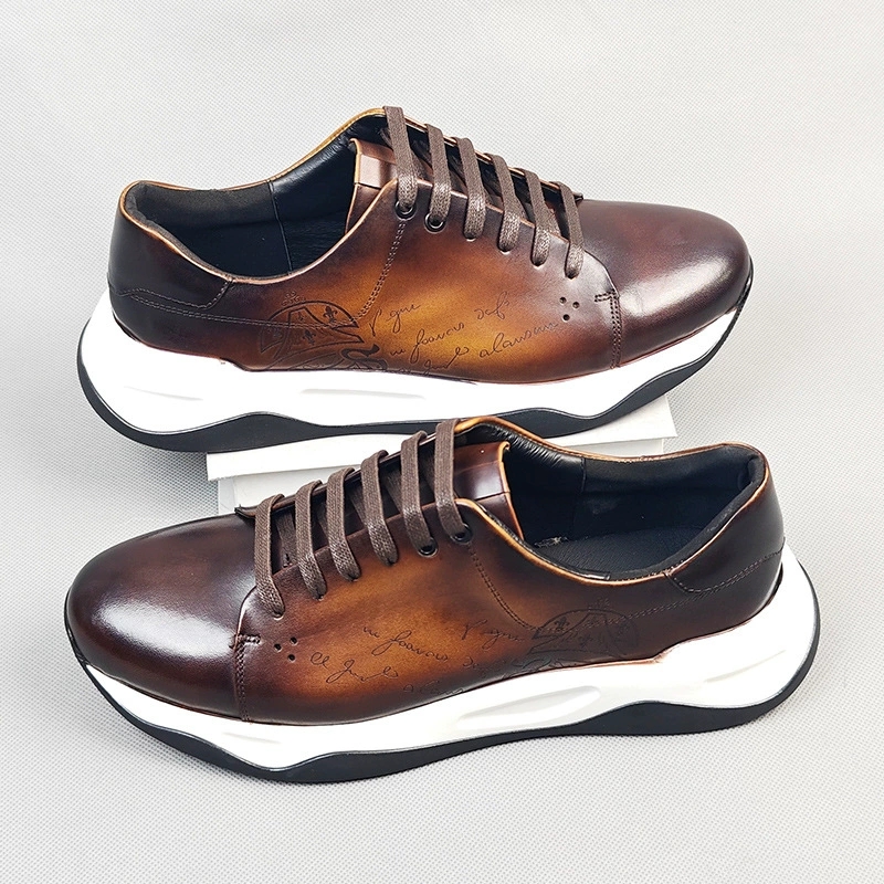 Luxury Handmade Genuine Cowhid - đánh giá và giá Men Formal Wear Shoes